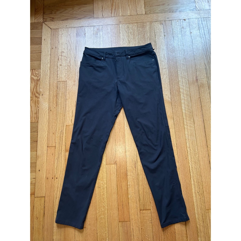 Lululemon ABC Pant Slim Warpstreme Charcoal Mens 33x32 Five Pocket Trousers